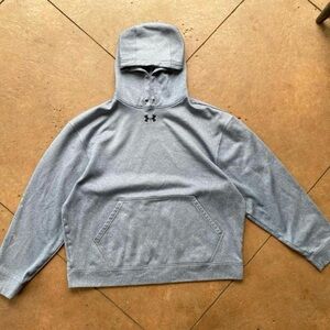Under Armour Gray Sweatshirt Quarter-Zip Hoodie